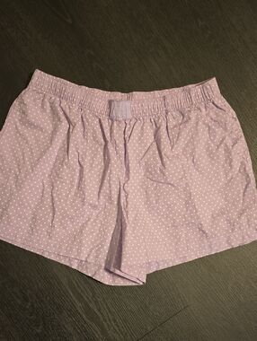 Victoria's Secret Lilac Polka Dot Lounge Shorts